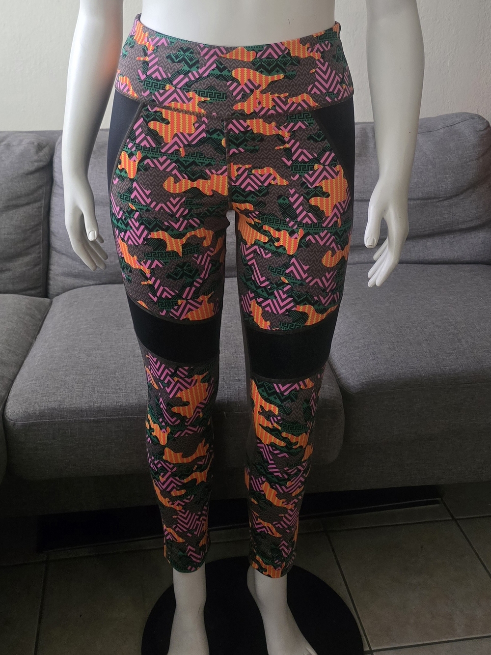 Zumba Fitness Multicolor Printed High-Waist Tribe  Legging
